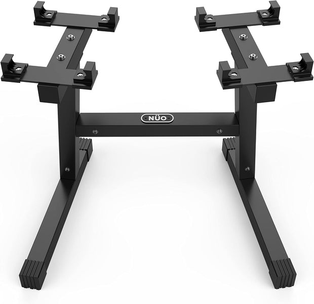 Nuobell Adjustable Dumbbell Stand and Rack. Perfect for Nuobell Adjustable Dumbbell Set. Safe, Convenient and Prevents Accidents. This is a Nuobell Dumbbells 80lb Rack / Stand Only, No Weights Included.