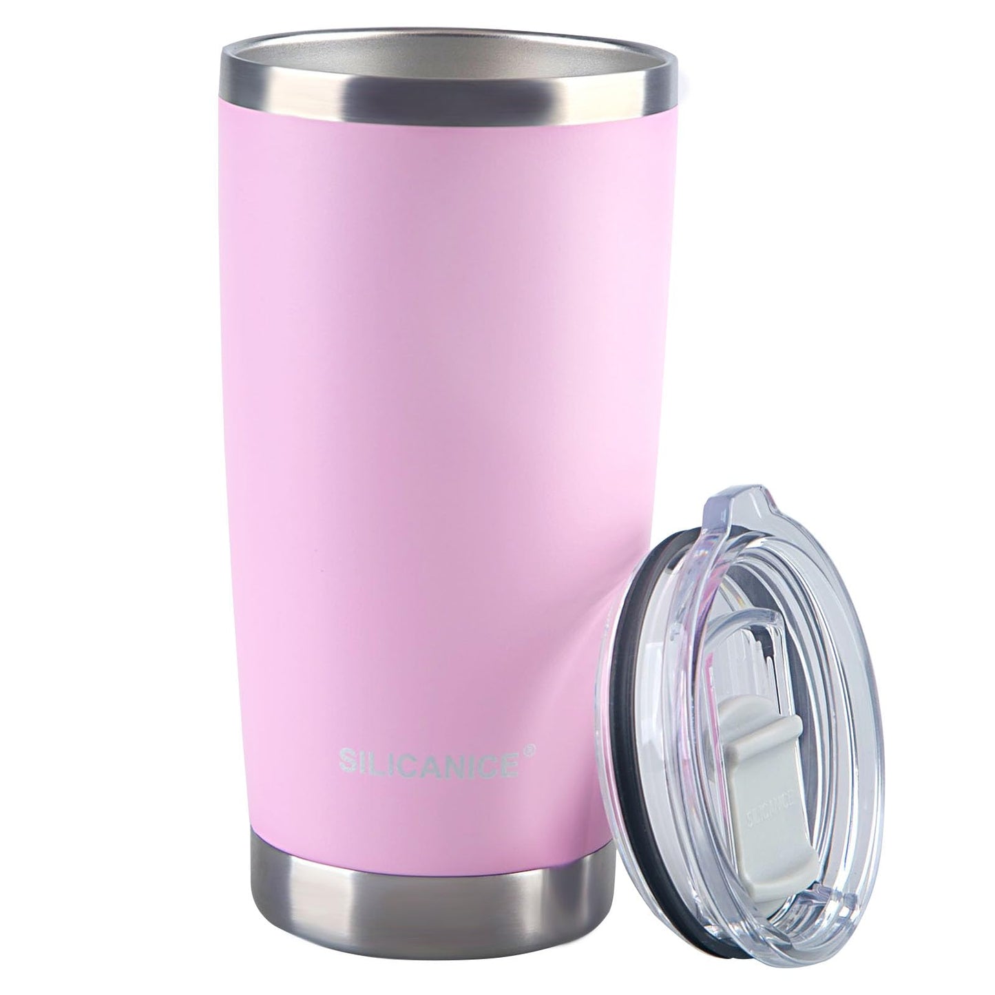 Black 20 oz Stainless Steel Double Wall Vacuum Insulated Tumbler with Lid - Dishwasher Safe & Spill Proof Travel Coffee Iced Cup & Mug For Men,Durable Coating Scratch Resistant Outdoor,Hot Cold Drink