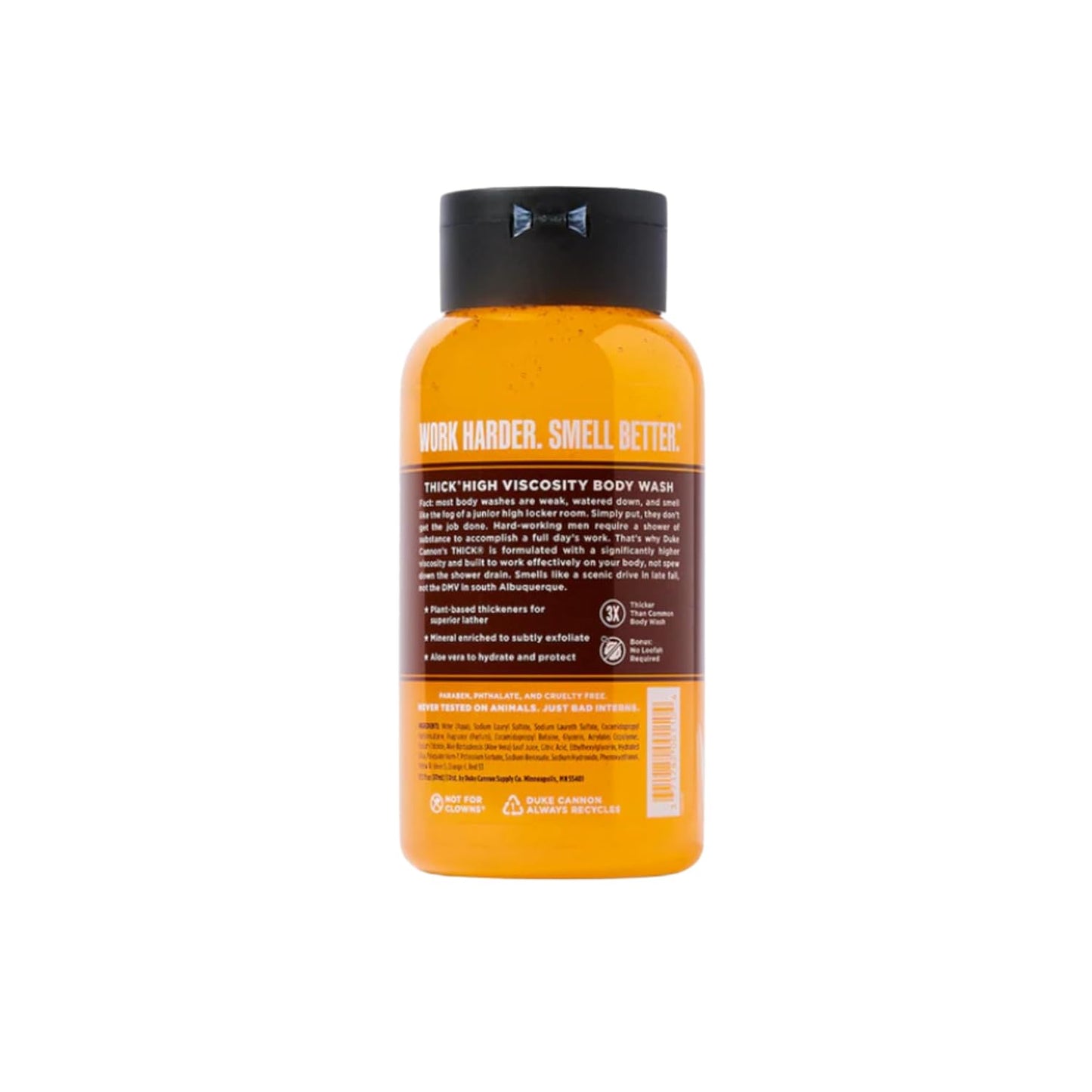 Duke Cannon Thick High Viscosity Body Wash - Sawtooth, Alpine Air and Cedarwood Scent, 17.5 oz (Pack of 3)