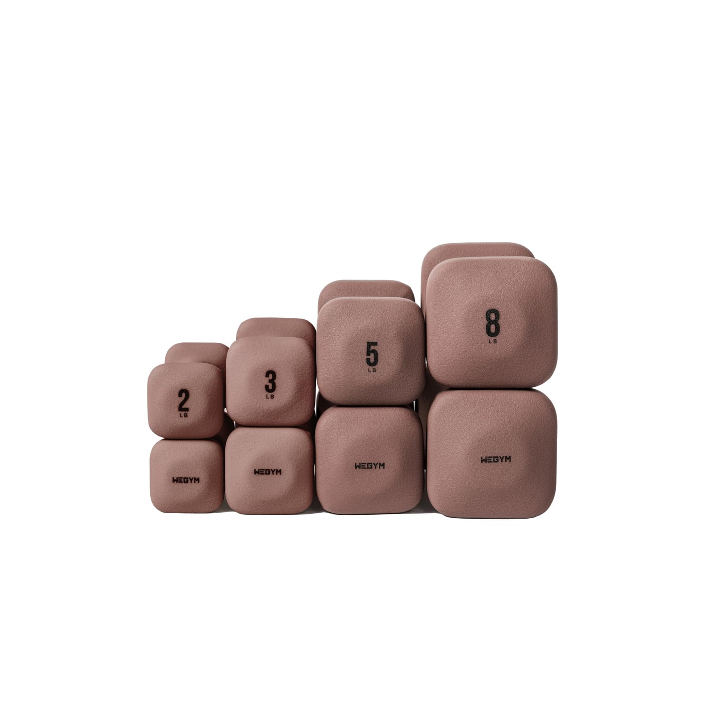 SafeGrip Dumbbells, Anti-Slip, Anti-Roll, Thick Handles, Free Weights, Square Dumbbells for Secure Workouts at Home, Weightlifting, and Personal Training