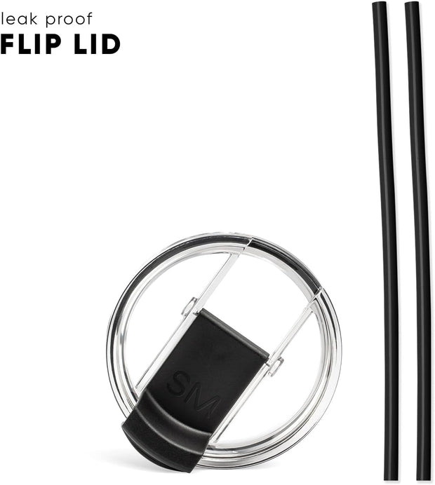 Simple Modern Travel Coffee Mug Tumbler with Flip Lid | Reusable Insulated Stainless Steel Cold Brew Iced Coffee Cup Thermos | Gifts for Women Men Him Her | Voyager Collection | 12oz | Almond Birch