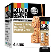 KIND Protein MAX Crispy Chocolate Peanut Butter Snack Bars, 20g of Protein, Keto Friendly, 1g of Sugar Per Bar, Gluten Free, 4 Count Box