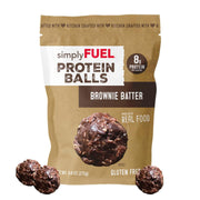 simplyFUEL Whole Food Protein Balls with Probiotics - Chocolate Coconut Peanut Butter Snacks - 8g Protein Snack - Gluten Free Energy Balls