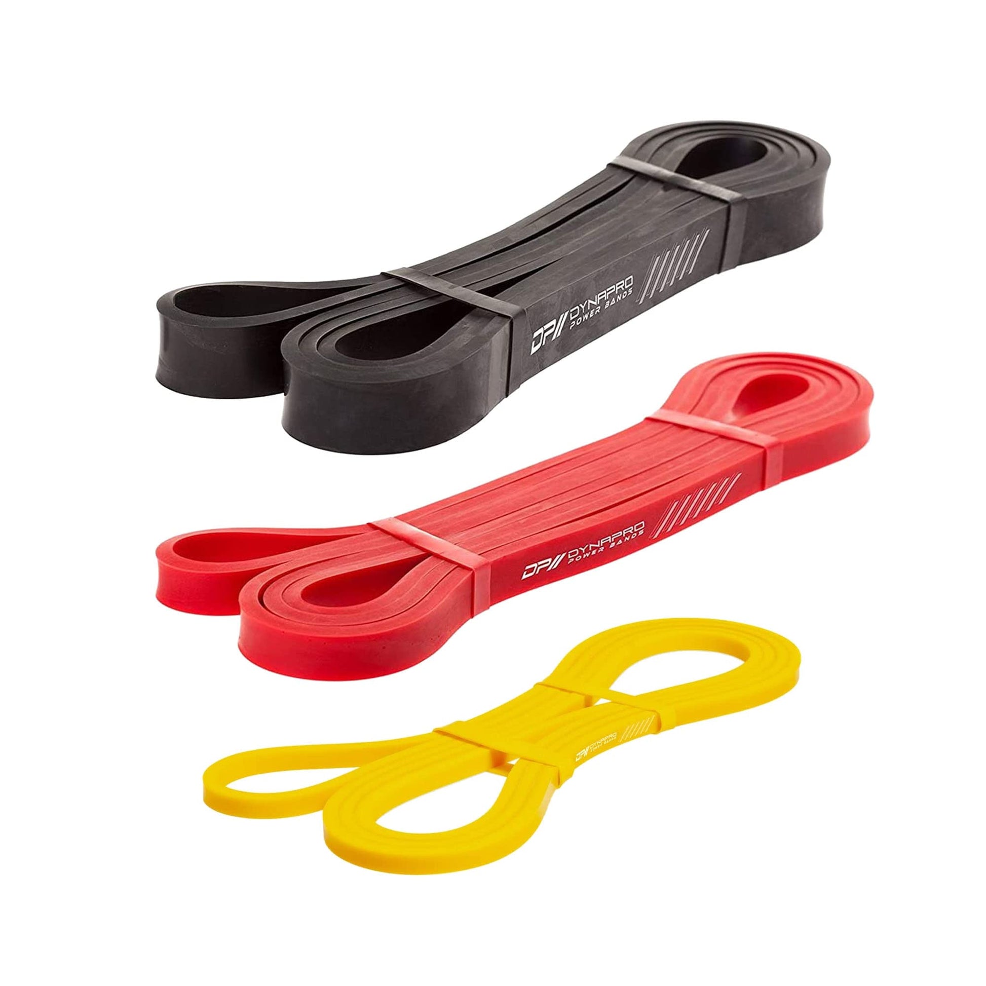 DYNAPRO Power Resistance Bands - Assisted Pull Up, Resistance & Stretch Bands for Powerlifting