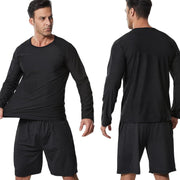 Sauna Suit for Men Long Sleeve Heat Trapping Sweat Suit Weight Loss Body Shaper Hot Workout Gym Compression Shirts