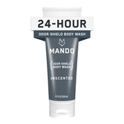 Mando Odor Shield Body Wash - 24 Hour Control - Removes Odor Better than Soap - SLS and Paraben Free, Skin Safe - 8.5 Ounce (Pro Sport)