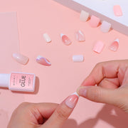 Makartt Super Strong Nail Glue for Press ons: Acrylic Nail Tips-Fake Nails-Salon Quality, Brush On, Quick Dry, Easy Application Durable & Long-Lasting Fast Glue False Nails