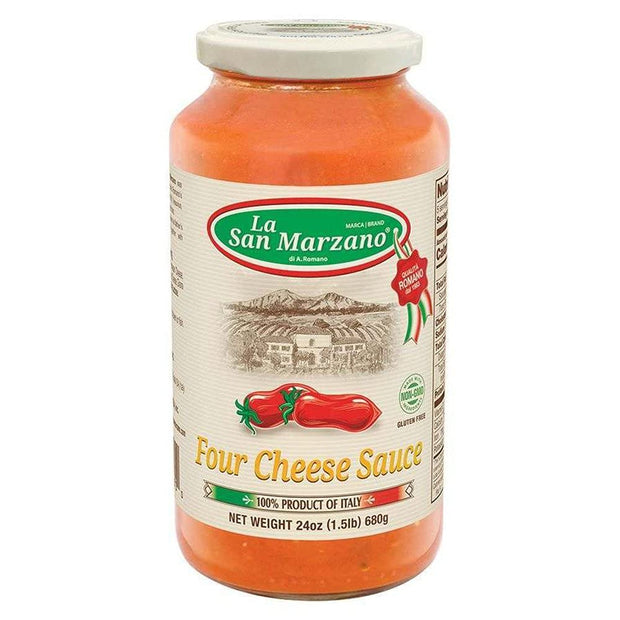 La San Marzano Marinara Sauce, 24 oz, Pasta Sauce Made in Italy, All Purpose Tomato Premium Quality, All Natural, Mediterranean Diet, Non GMO, Vegan, Gluten Free