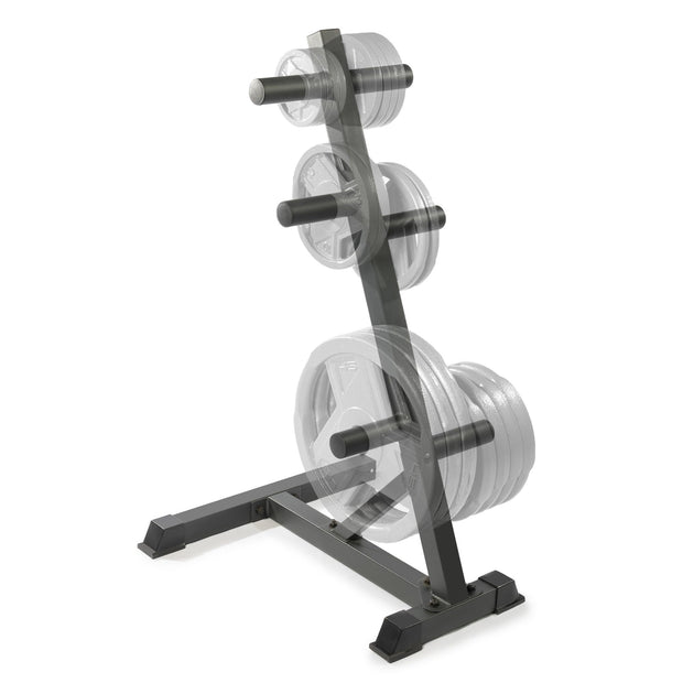 Marcy Olympic Weight Plate Tree for 2-Inch Plates Weight Storage Rack