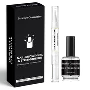 NailGrowthOil Care Kit - Brother Cosmetics Nail Growth Oil,Cuticle Oil and Cuticle Remover, Promotes Nail Growth and Strength