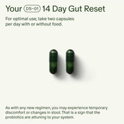 Seed 14 Day Gut Reset - Prebiotic and Probiotic for Women & Men - Digestive Health, Gut Health, Rapid Gut Recovery, Bloating & Constipation Relief - Vegan & Shelf-Stable - 28 Capsules (14-Day Supply)
