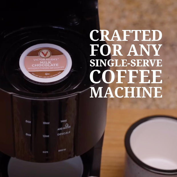 Victor Allen's Coffee Milk Chocolate Hot Cocoa SSC, 42 Count, Single Serve K-Cup Pods for Keurig K-Cup Brewers