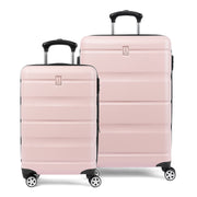 Travelpro Runway 2 Piece Luggage Set, Carry-on & Convertible Medium to Large 28-Inch Check-in Hardside Expandable Luggage, 8 Spinner Wheels, TSA Lock, Hardshell Suitcase, White