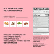 TRUBAR Vegan Protein Bar, Shake it Bake it Birthday Cake it, Gluten Free, Plant Based Protein, Dairy Free, Non GMO, Soy Free, No Sugar Alcohols, 12G Protein, 12G Fiber, 23G Carb, On the Go Snack Bars, 12 ct