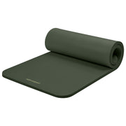 Retrospec Solana Yoga Mat 1" Thick With Nylon Carry Strap for Men & Women - Non Slip Exercise Mat for Home Yoga, Pilates, Stretching, Floor & Fitness Workouts