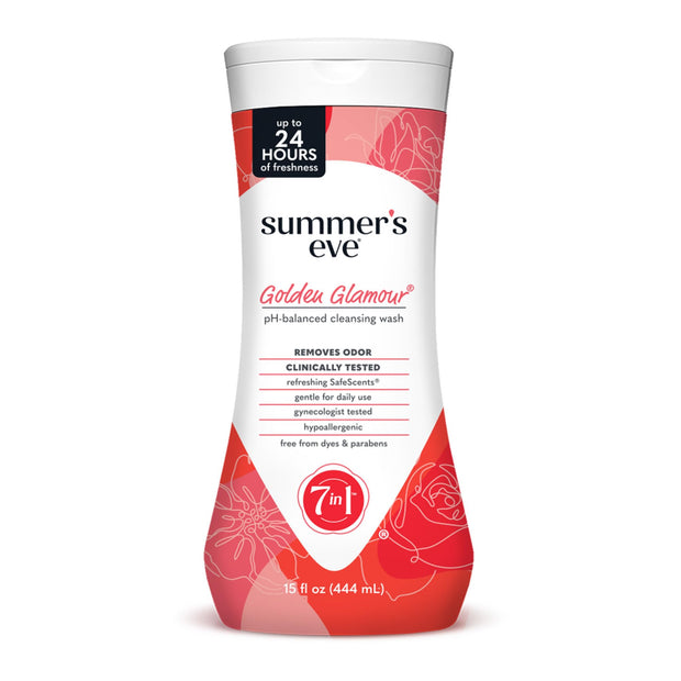 Summer's Eve, Ultimate Odor Control, Feminine Body Wash with Boric Acid, Removes Odor, Feminine Wash with pH Balance, 15 Fl Oz