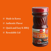 Wang Galbi Marinade, Simple and Easy to Cook, Savory, Sweet and Smoky, Korean BBQ Sauce, Kalbi Marinade, 16.93 Ounce