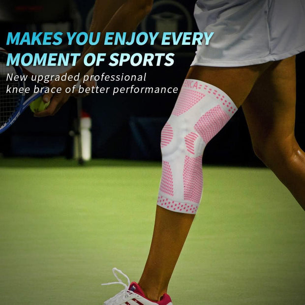 NEENCA Professional Knee Brace for Pain Relief, Medical Knee Support with Patella Pad & Side Stabilizers, Compression Knee Sleeve for Meniscus Tear, ACL, Joint Pain, Runner, Workout - FSA/HSA Eligible