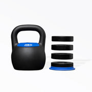 Rep Fitness Adjustable Kettlebell with Matte Powder Coating – Quickly Select From Multiple KG or LB Weight Options for HIIT and Cross-Training Workouts