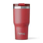 RTIC 30oz Essential Tumbler with Lid, Insulated, Stainless Steel, Metal, Double Wall Vacuum-Insulation, Ceramic Lined, Travel Cup for Iced Coffee, Tea, Hot and Cold Drink, Graphite
