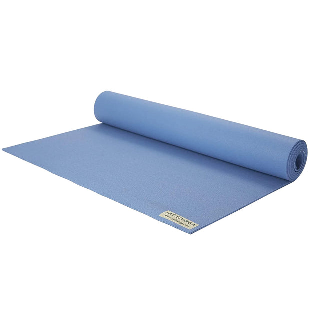 JadeYoga Harmony Yoga Mat - Durable & Thick Gym Fitness Mat, Non-Slip Natural Rubber Yoga Mat - Home Exercise & Stretching Mat, Workout Mat - Yoga, Pilates & Meditation for Women & Men