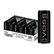 VOSS Artesian Sparkling Water Cans - 3 Pack of 8 – 24 Slim Cans - Pure Carbonated Water Refreshment - Perfect for Celebrations, Home, Office, On-the-Go Hydration