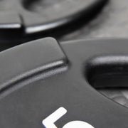 NEXO Commercial Urethane Grip 175lb Plate Set - Includes 2x 45's, 25's, 10's, 5's, and 2.5's - Olympic Standard 2 Inch, Premium Finish for Weight Training Home Gym or Commercial