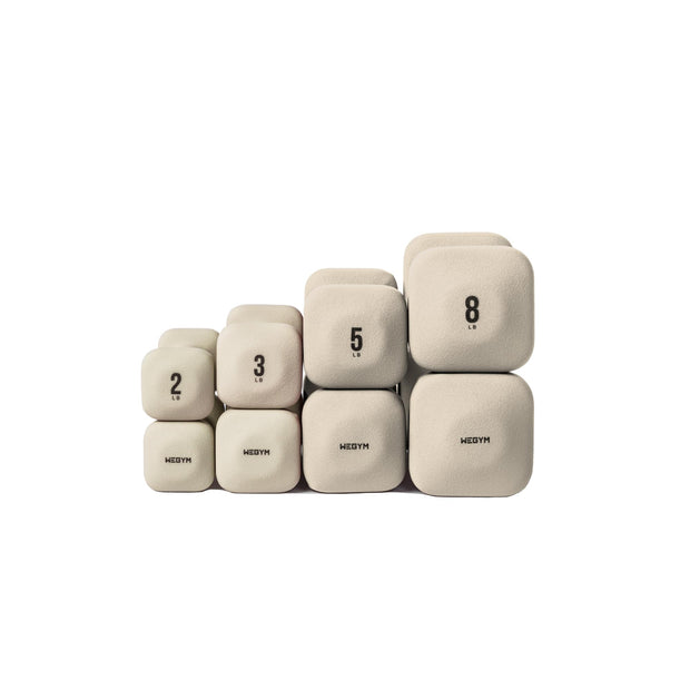 SafeGrip Dumbbells, Anti-Slip, Anti-Roll, Thick Handles, Free Weights, Square Dumbbells for Secure Workouts at Home, Weightlifting, and Personal Training