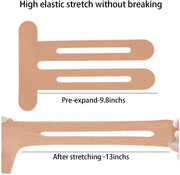 Precut Kinesiology Knee Tape Hypoallergenic Athletic for Knee Pain Knee Tape for Knee Pain Relief Pre Cut Knee Support & Stability, Pain Relief – Breathable