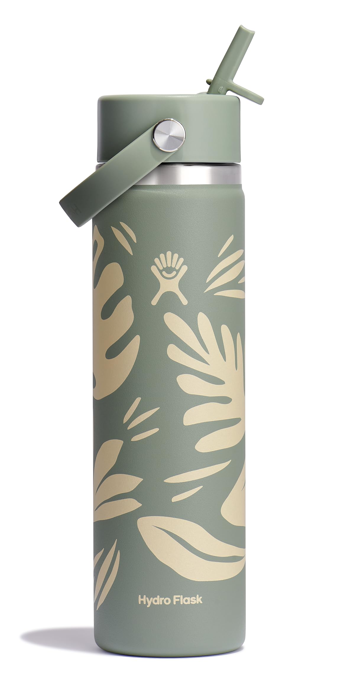 Hydro Flask 32 Oz Wide Flex Straw Cap Bottle - Insulated Stainless Steel - Wide Straw Lid, Non Spill, Leakproof in Jelly Pink