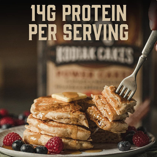 Kodiak Cakes Power Cakes Variety Pack - Protein Pancake Mix Just Add Water - 100% Whole Grain Flapjack and Protein Waffle Mix - Buttermilk (2, 20oz) and Chocolate Chip (1, 18oz) Pancake Mix Bulk