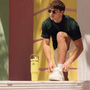 Stanley IceFlow 2.0 Flip Straw Tumbler with Handle 30 oz | Twist On Lid and Flip Up Straw | Leakproof Water Bottle | Insulated Stainless Steel | BPA-Free | Prickly Pear