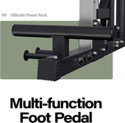 Major Fitness Drone2 Smith△ Machine – All-in-One Home Gym Squat Rack with Weight Bar, Dual LAT Pull-Down Systems & Cable Crossover Machine for Full-Body Workouts