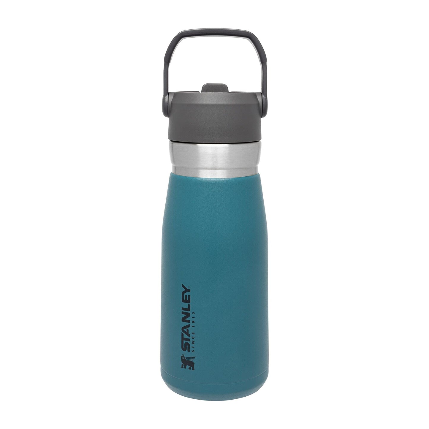 Stanley IceFlow Flip Straw Water Bottle 22 oz | Built-In Straw for Travel and Sports | Lightweight and Leak Resistant | Insulated Stainless Steel | BPA-Free | Polar