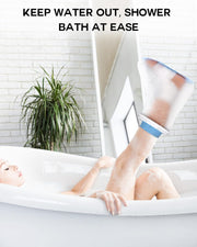 Waterproof Extra Wide Full Leg Cast Cover for Shower with Non-Slip Bottom, Extra Large Watertight Leg Cast Protector for Thigh Foot Ankle Surgery Wounds, Knee Immobilizer/Brace, Walking Boots,Reusable