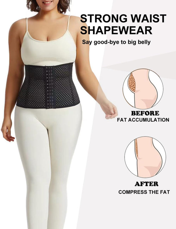 Waist Trainer for Women Belly Fat Shapewear Tummy Control Stomach Girdle Corset Working Out Cinchers Faja Body Shaper