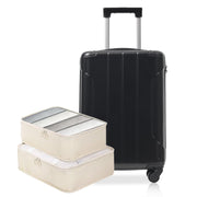 Merax Luggage Sets 3-Piece Hardshell with Spinner Wheels Lightweight Suitcase with Corner Guards (Green, 20/24/28)