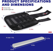 Wrist Arm Weights, Adjustable Wrist Weights, Removable Wrist Ankle Weights for Men Women, for Fitness, Walking, Jogging, Workout, Running, 1Pair 2 Pack