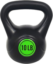 ​Wide Grip 3-Piece Kettlebell Exercise Fitness Weight Set, Include 5 lbs, 10 lbs, ​15 lbs​ and 20 lbs, Set of 3 or Set of 4
