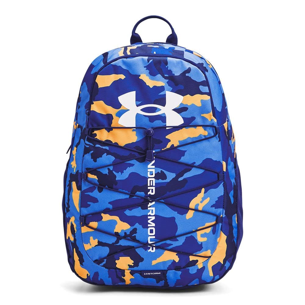 Under Armour Unisex-Adult Hustle Sport Backpack , Black (001)/Silver , One Size Fits All