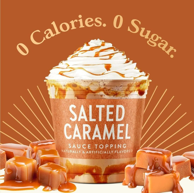 MUTTCHON Caramel and Chocolate Low Calorie Sauce Bundle With (1) Jordans Skinny Sugar Free Salted Caramel Sauce, (1) Dark Chocolate Espresso (Gluten-Free, Keto-Friendly), and a recipe Ideas card