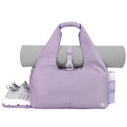 sportsnew Yoga Gym Bags for Women with Shoes Compartment & Wet Dry Storage Pockets & Adjustable Yoga Mat Holder, Patent Pending