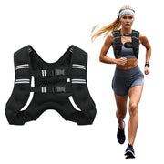 Weighted Vest, 6lb/8lb/12lb/16lb/20lb/25lb/30lb Weight Vest for Men Women, Body Weight Vests Adjustable with Reflective Stripe for Strength Training, Running, Training Workout, Jogging, Walking