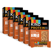 KIND PROTEIN Healthy Snack Bar, Crunchy Peanut Butter, 12g Plant Protein, Gluten Free Snack Bars, 1.76 OZ, (30 Count)