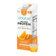 Vidafuel Protein Drink, 16g Protein Per 2oz Shot, 32 fl oz Carton, Citrus, Collagen and Whey Drink, No Artificial Sweeteners