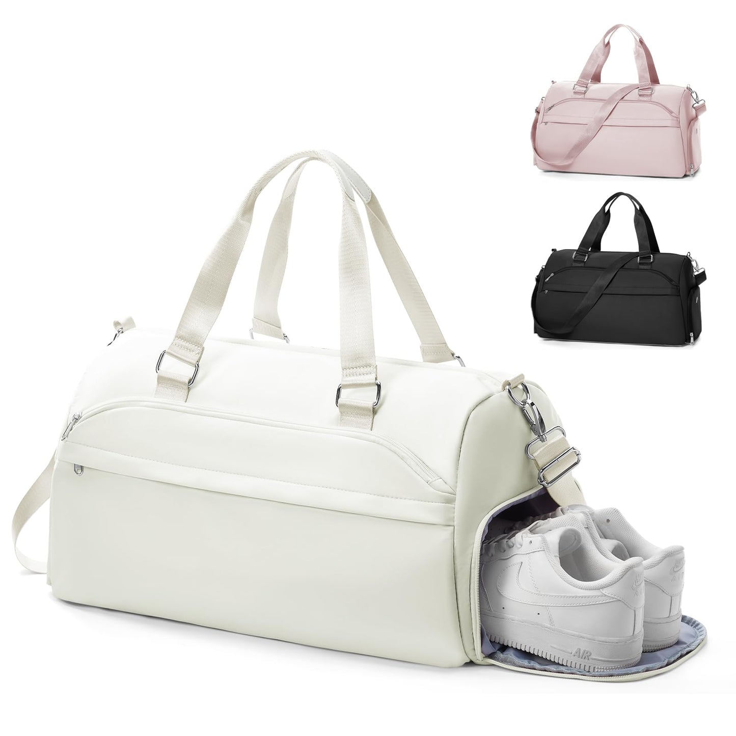 Gym Bag Womens,Travel Duffel Carry on Bag Sport Tote Bag Weekend Overnight Bag