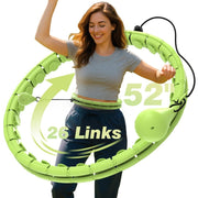 JKSHMYT Infinity Weighted Hula Exercise Hoop, for Adults Women Weight Loss Plus Size, 26/30 Detachable Links