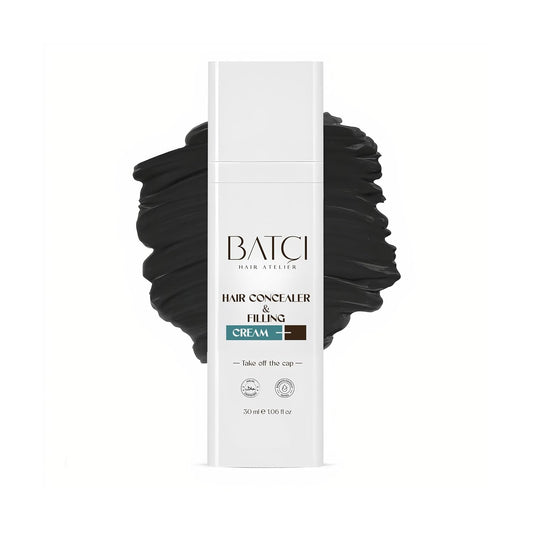 Batcı Hair Concealer & Filling Cream for Bald Spots & Thinning Hair – Waterproof, Sweat-Proof Scalp Coverage – Natural Root Touch-Up Cream for Men & Women – 30ml