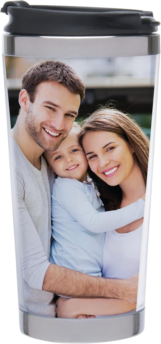 Thermo-Temp Photo Stainless Steel Travel Tumbler - Create Your Own