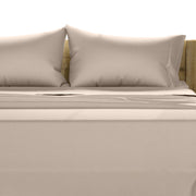 TEXAS LINEN CO. 100% Egyptian Cotton Sheets King Size Set - 1200 Thread Count Egyptian Cotton Luxury Sheets King Size, 17" Deep Pocket, Soft, Cooling Sateen Weave Hotel Quality Bedding Set - White